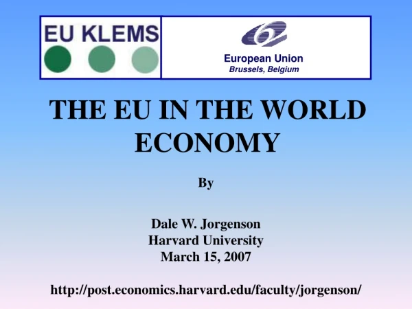 THE EU IN THE WORLD ECONOMY