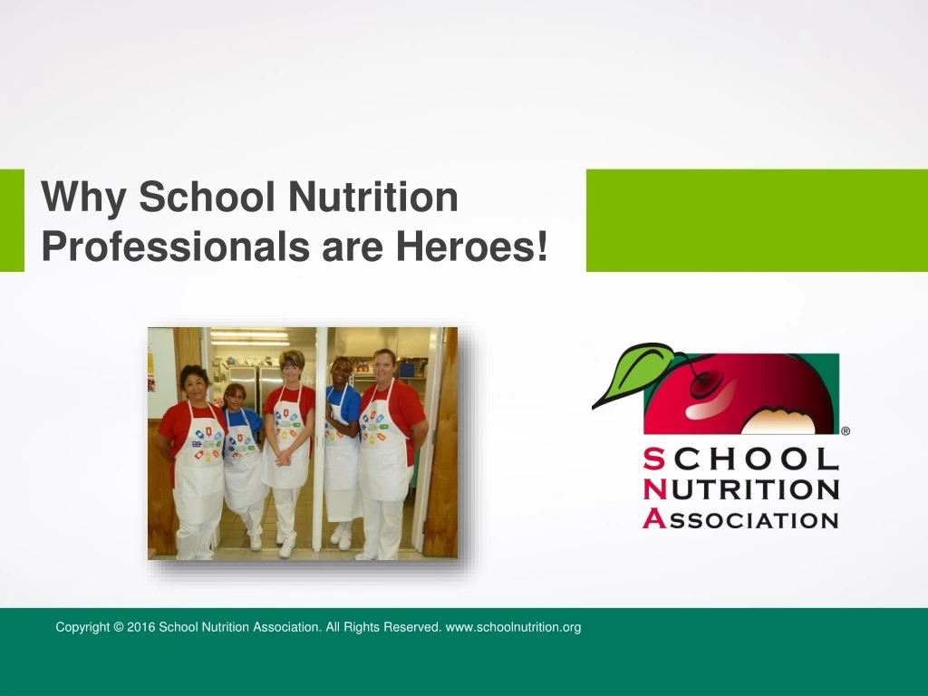 why school nutrition professionals are heroes