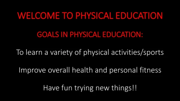 NORTHERN MIDDLE SCHOOL PHYSICAL EDUCATION