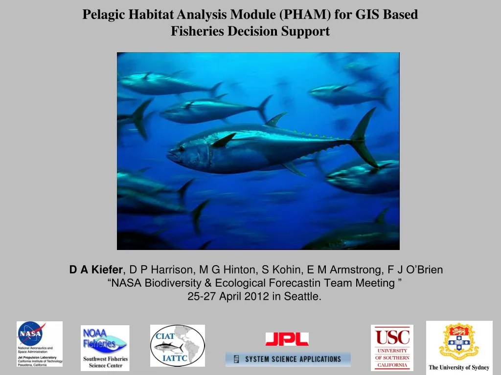 pelagic habitat analysis module pham