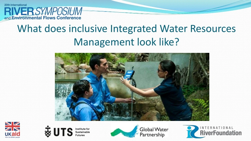 what does inclusive integrated water resources management look like