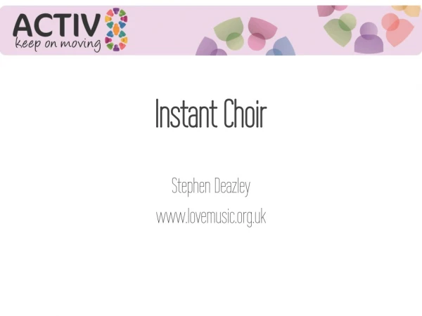 Instant Choir