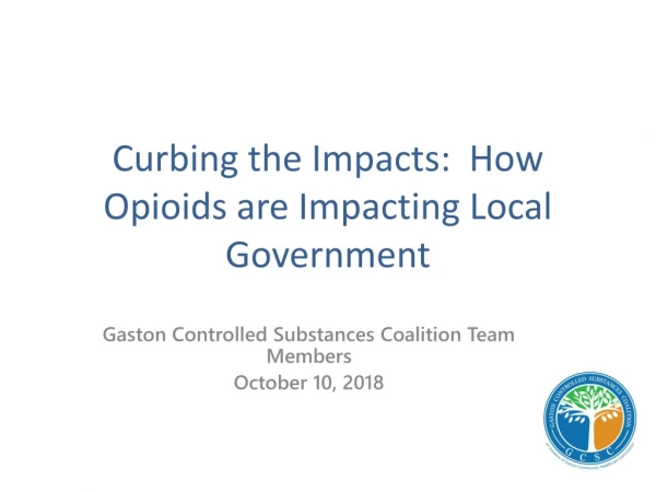 Curbing the Impacts: How Opioids are Impacting Local Government