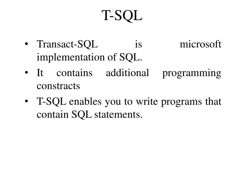 t sql