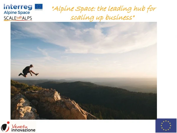 SCALE(up) ALPS Accelerate and promote the Alpine Start-up Ecosystem