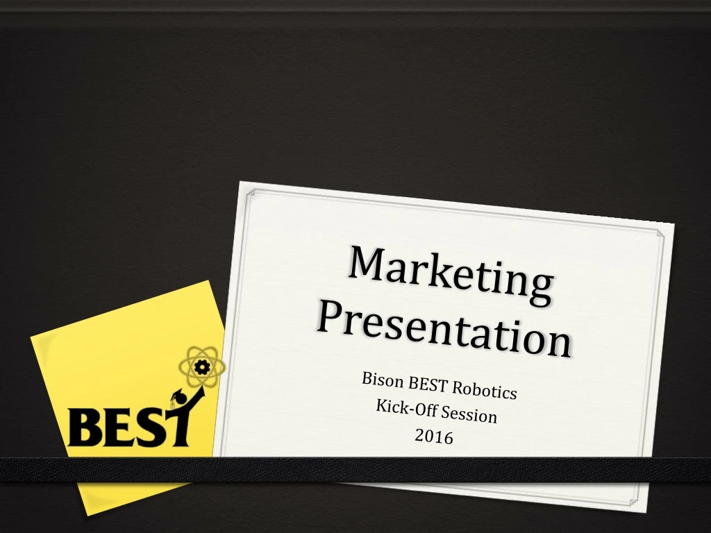 marketing presentation