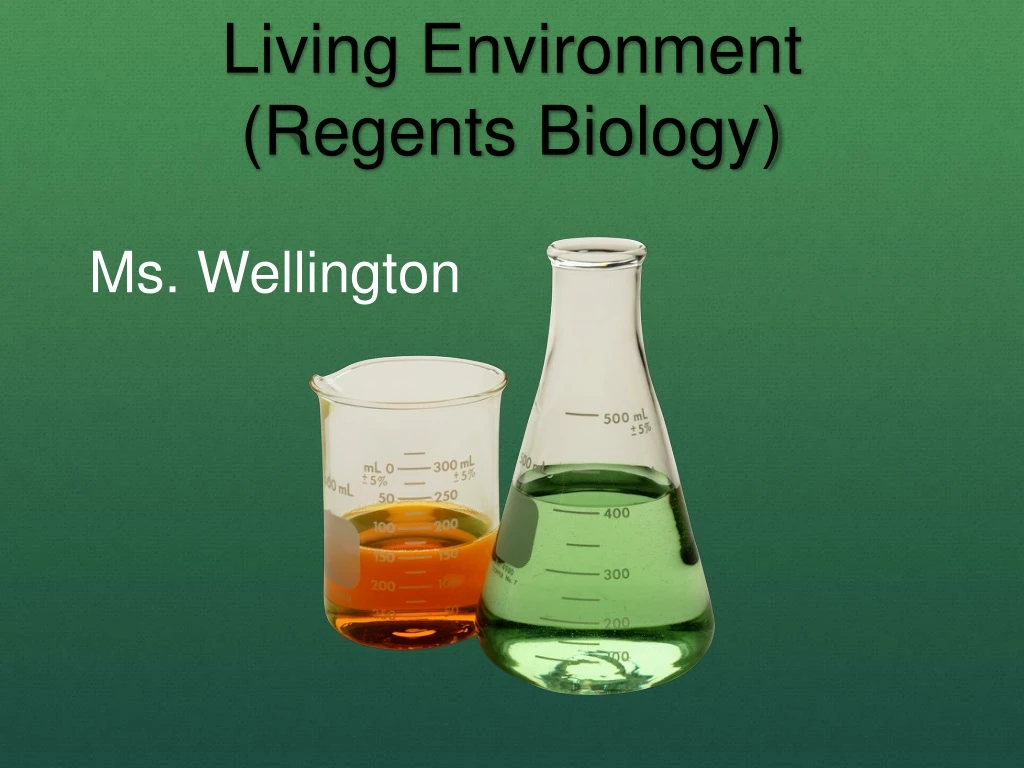 living environment regents biology