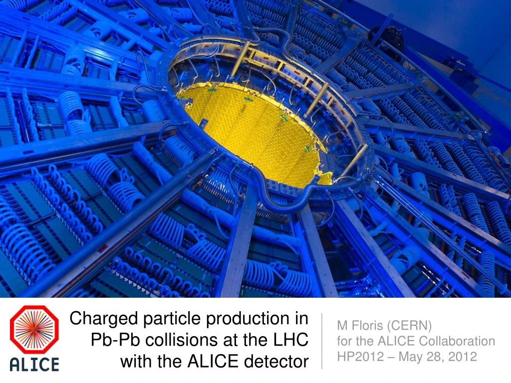charged particle production in pb pb collisions at the lhc with the alice detector