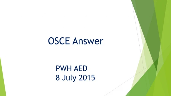 OSCE Answer