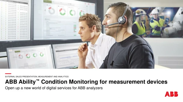 ABB Ability ™ Condition Monitoring for measurement devices