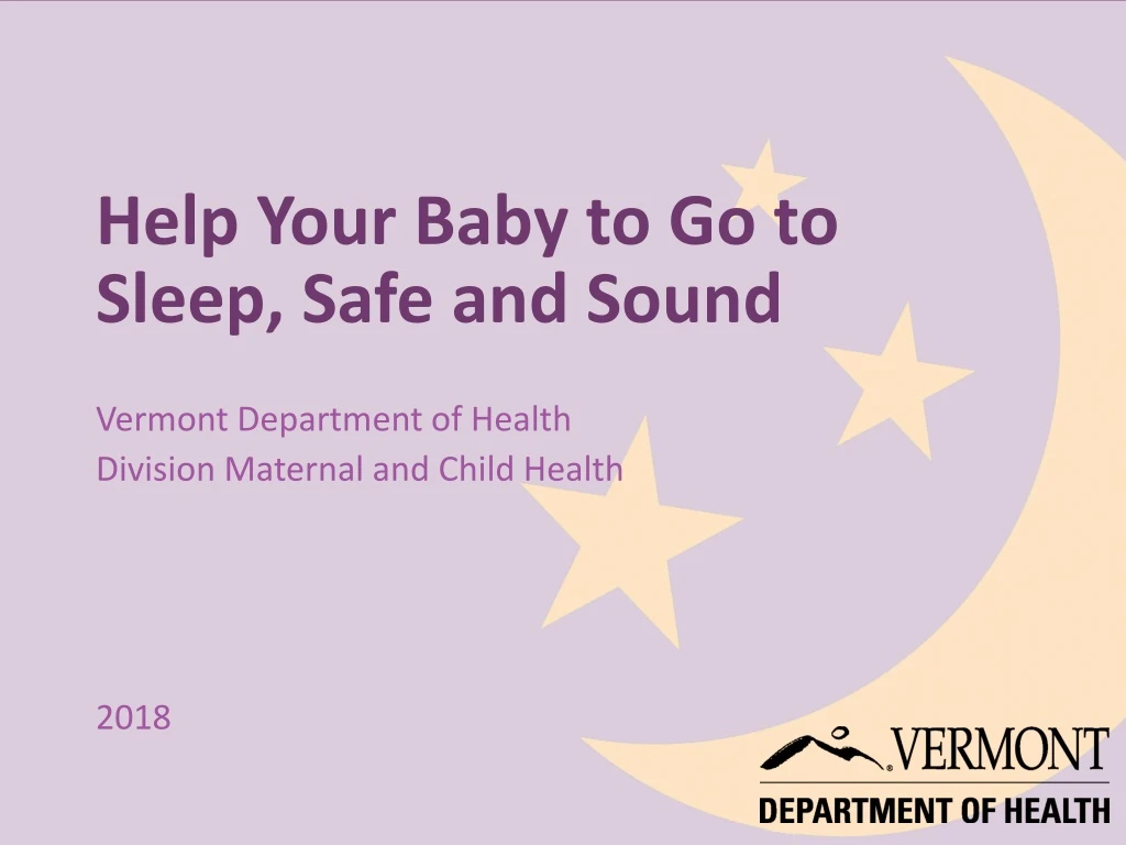 help your baby to go to sleep safe and sound