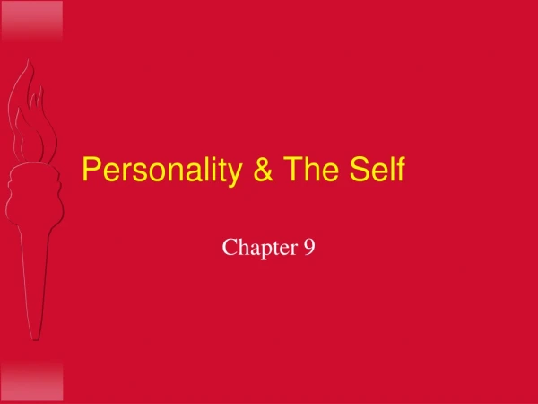 Personality &amp; The Self