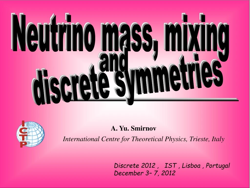 neutrino mass mixing