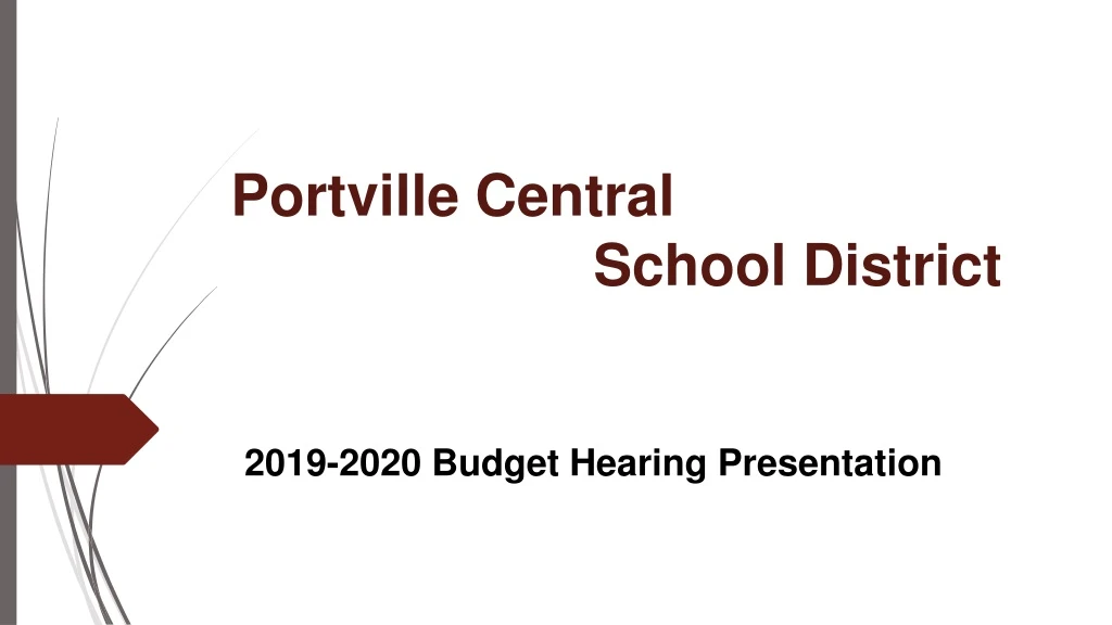 portville central school district