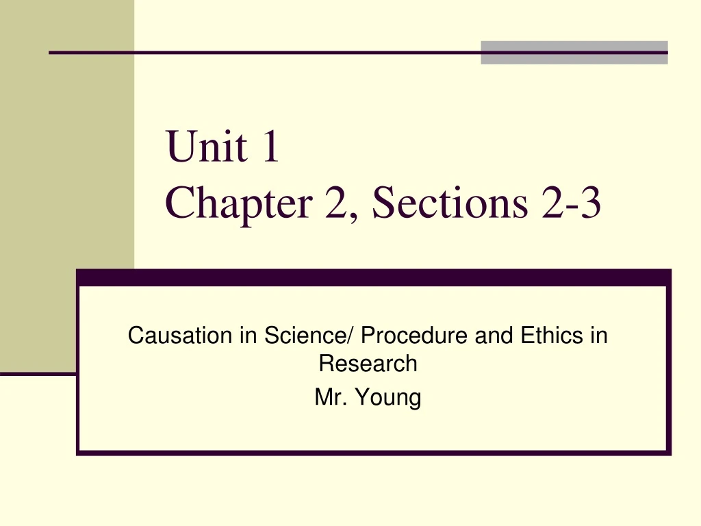 unit 1 chapter 2 sections 2 3