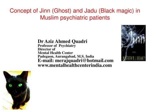 Concept of Jinn (Ghost) and Jadu (Black magic) in Muslim psychiatric patients