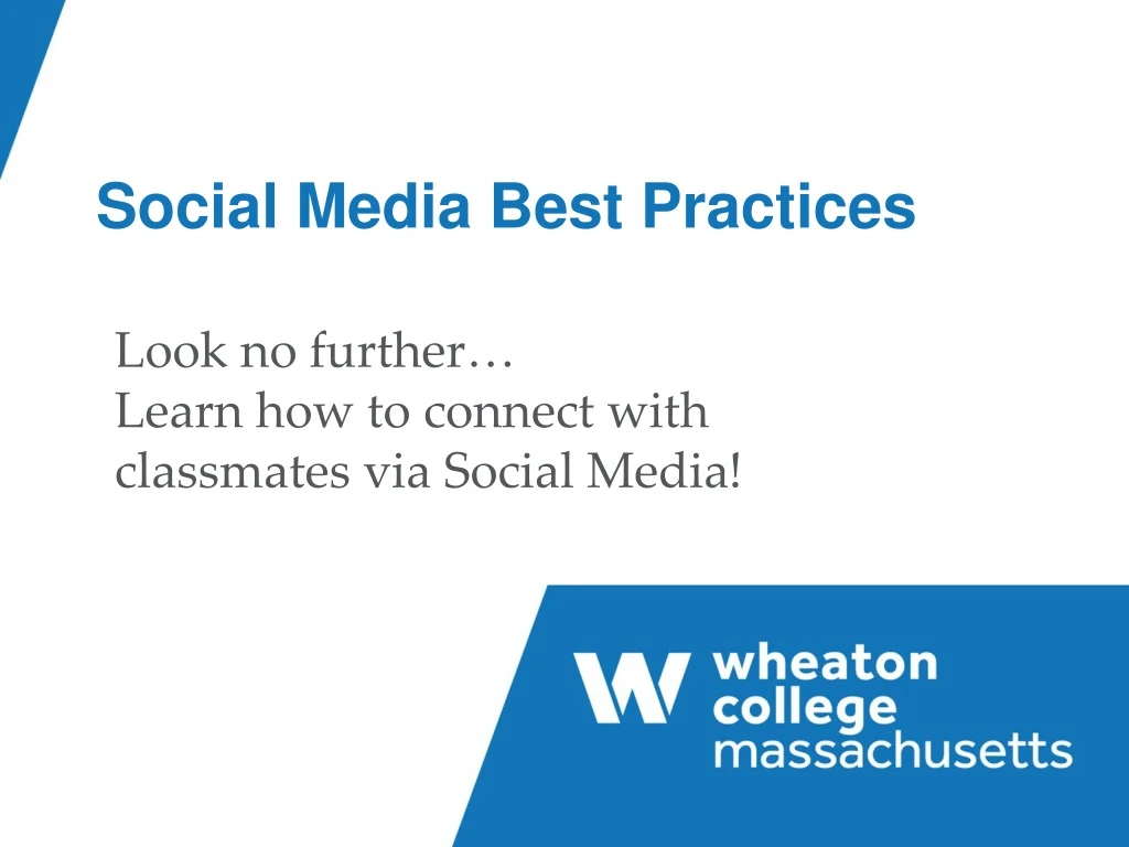 social media best practices