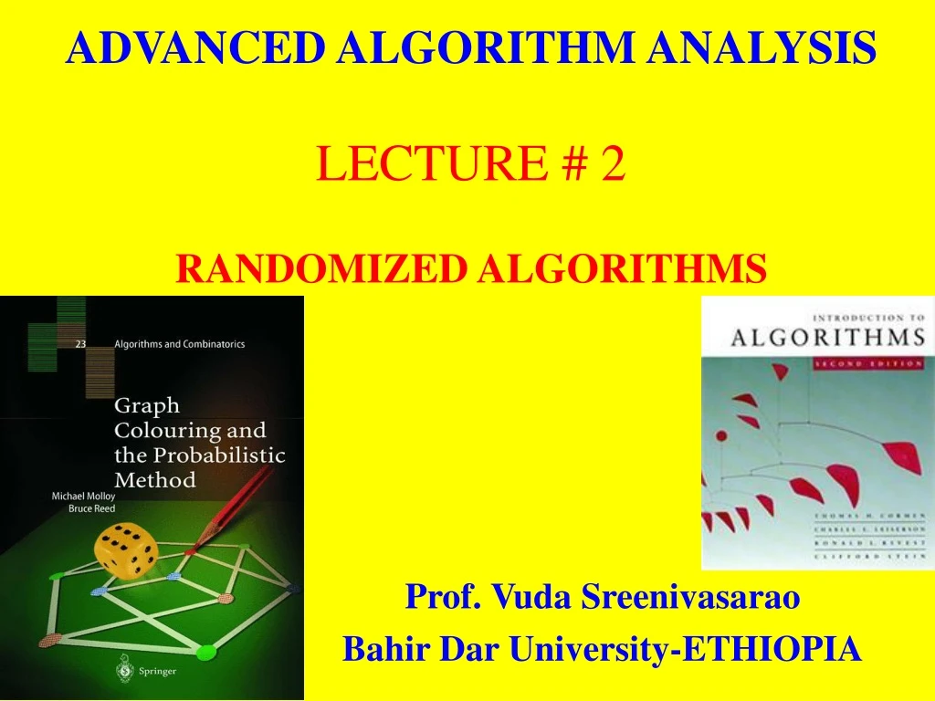 advanced algorithm analysis lecture 2 randomized algorithms