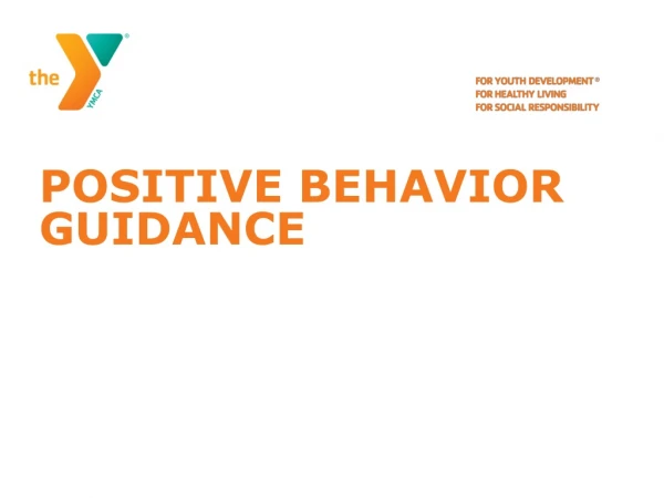 Positive Behavior Guidance