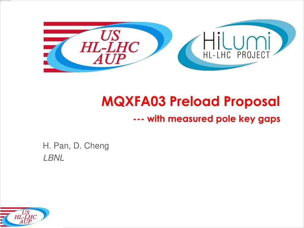 mqxfa03 preload proposal
