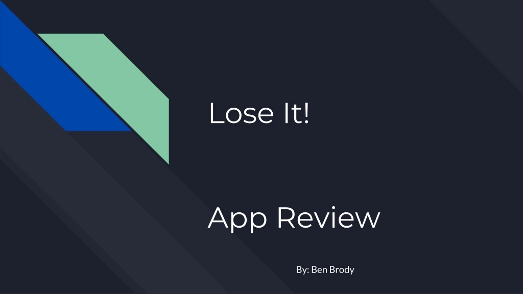 lose it app review