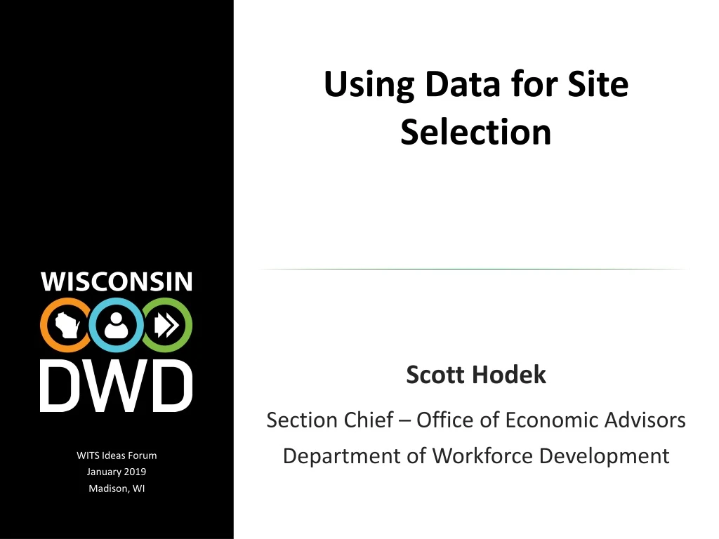 using data for site selection