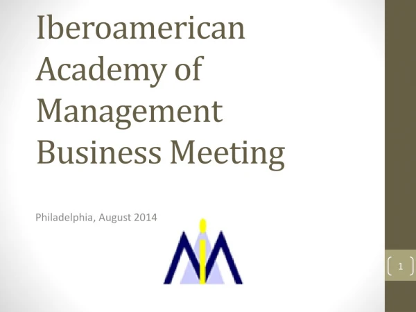 Iberoamerican Academy of Management Business Meeting