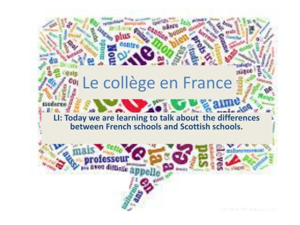 Le collège en France