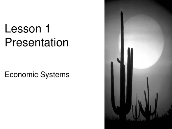 Lesson 1 Presentation