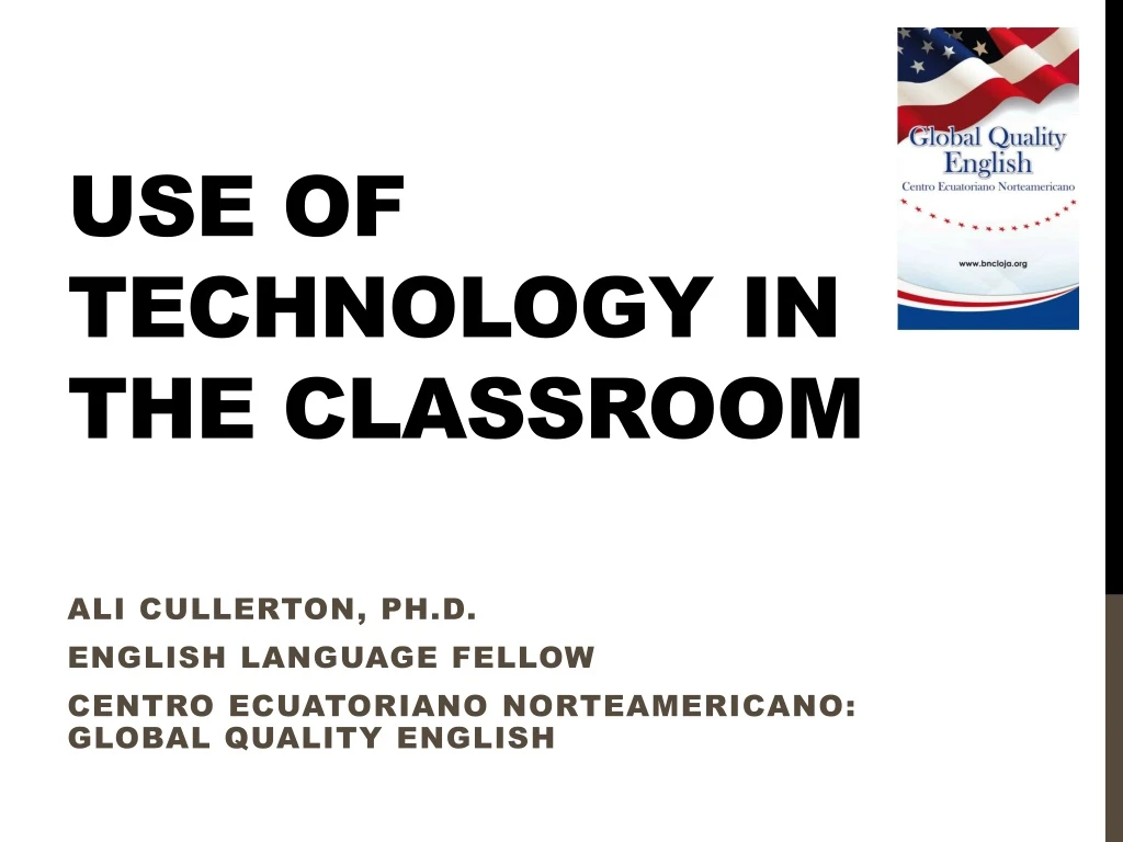 use of technology in the classroom