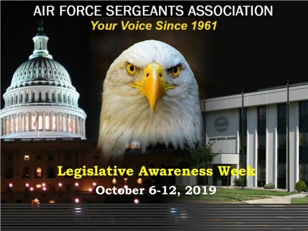 Legislative Awareness Week October 6-12, 2019