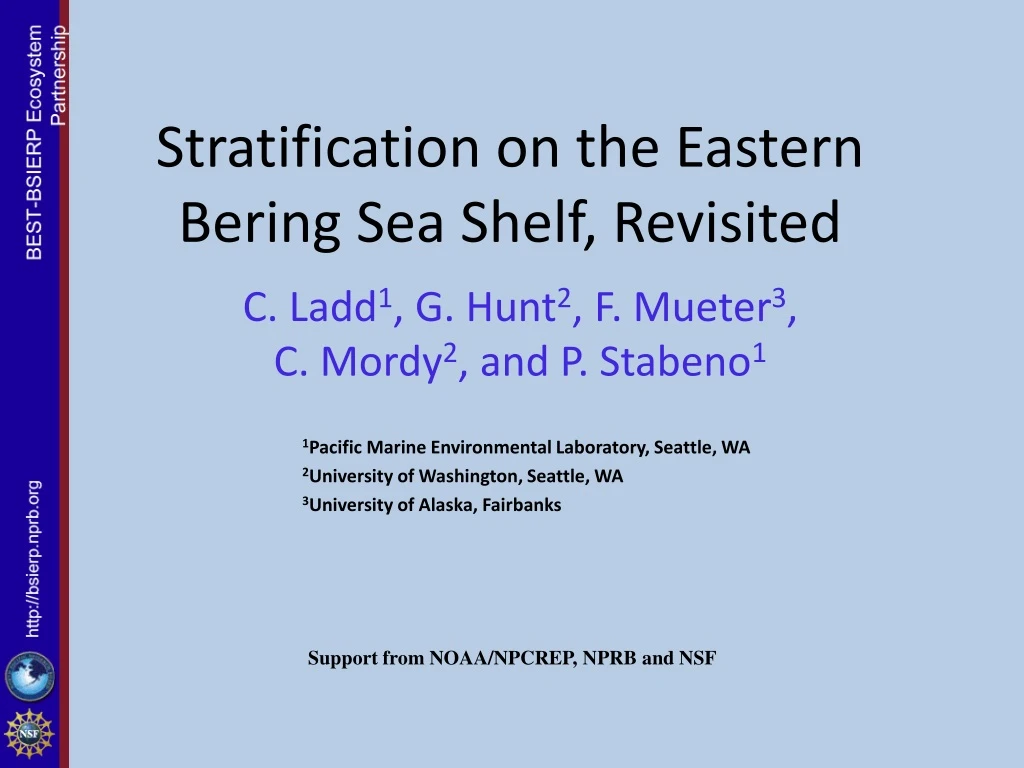 stratification on the eastern bering sea shelf revisited