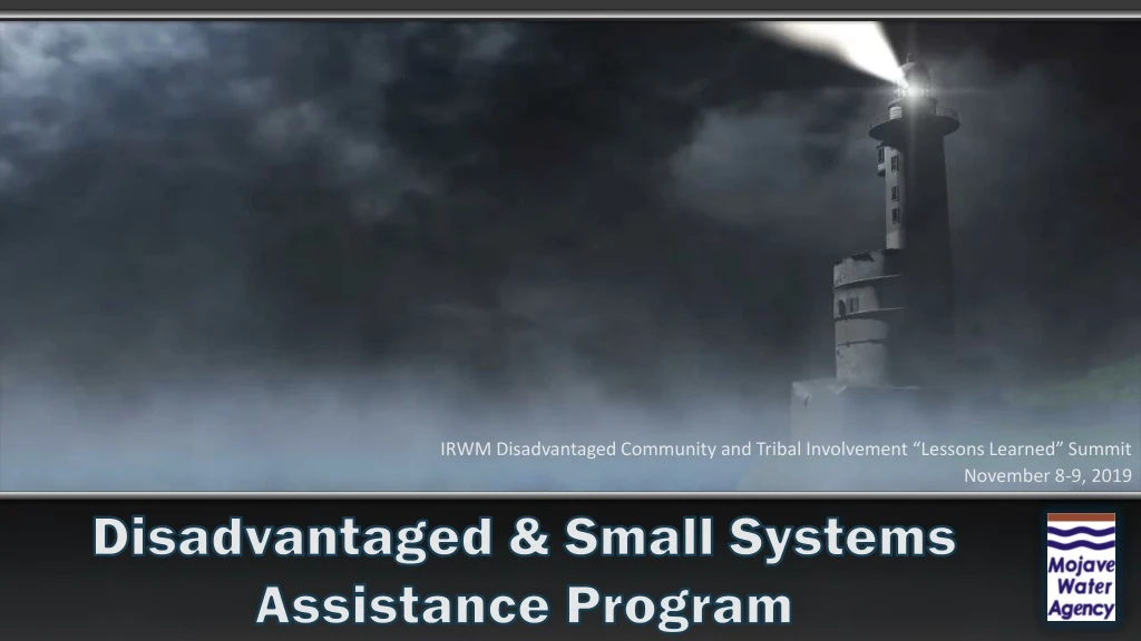 disadvantaged small systems assistance program