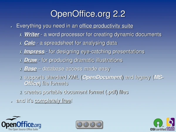 OpenOffice 2.2