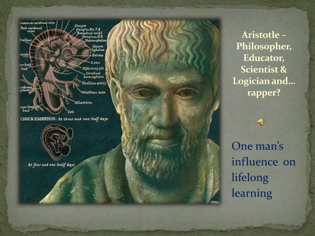 aristotle philosopher educator scientist logician and rapper