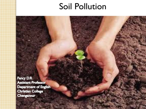 Soil Pollution