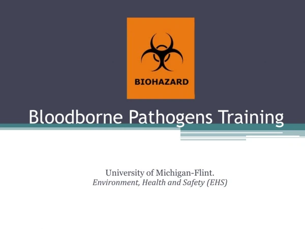 Bloodborne Pathogens Training