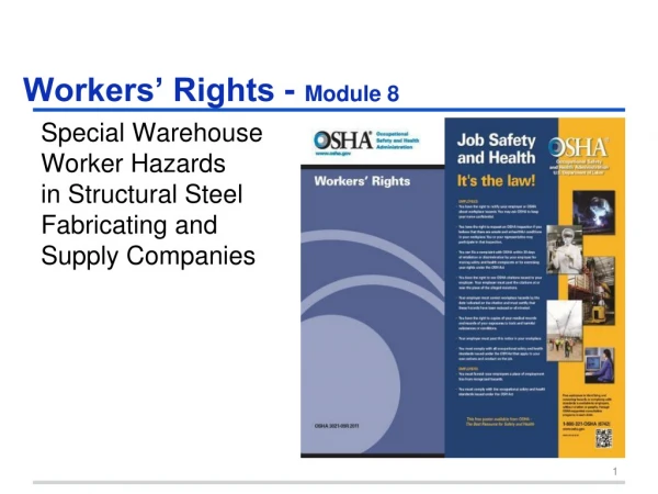 Workers’ Rights - Module 8