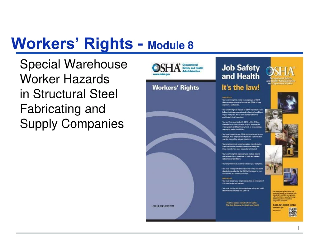 workers rights module 8