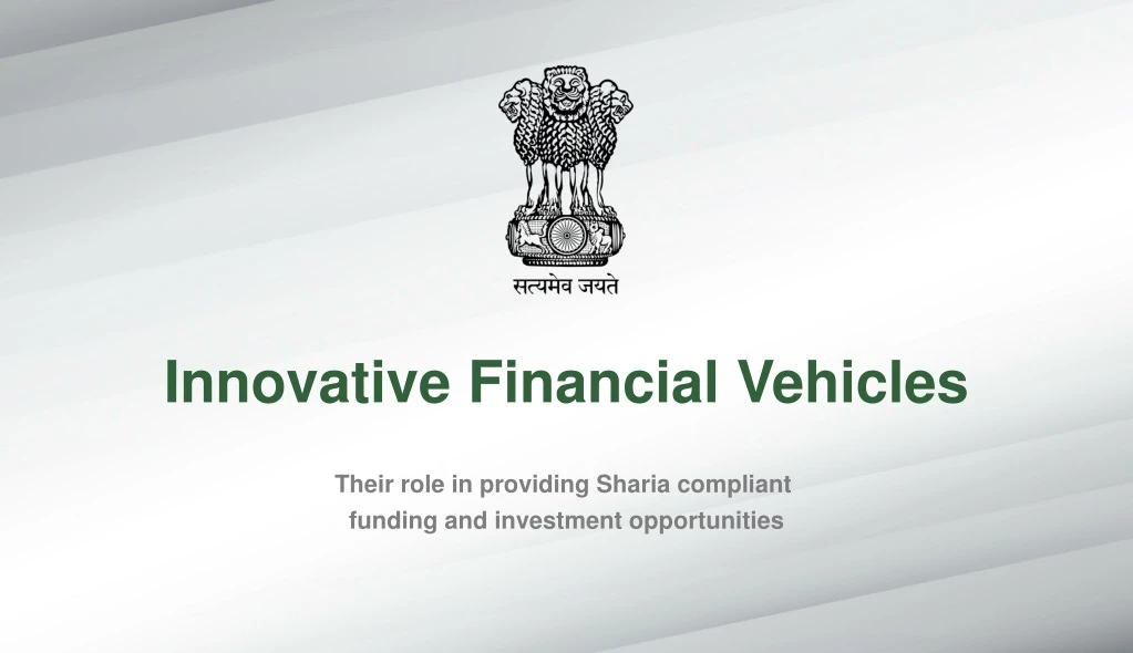 innovative financial vehicles