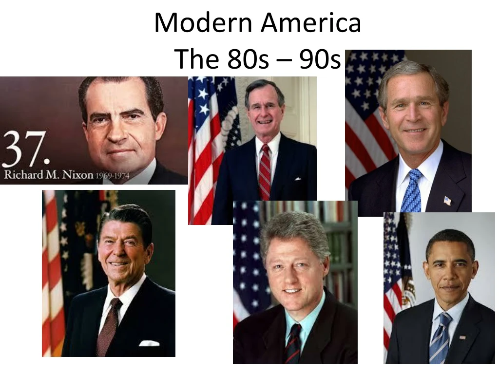 modern america the 80s 90s