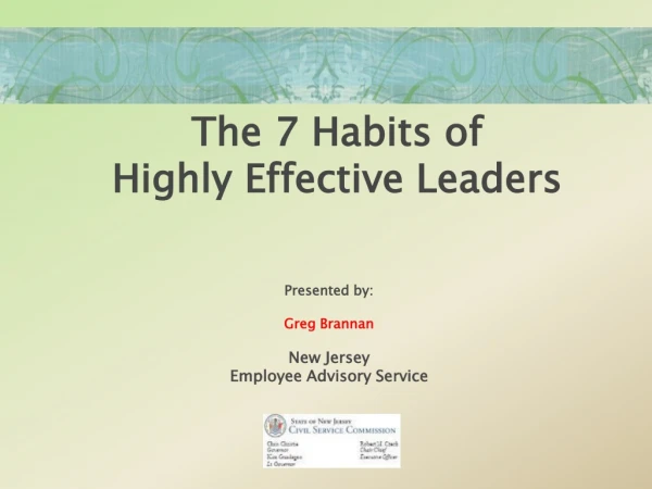 The 7 Habits of Highly Effective Leaders