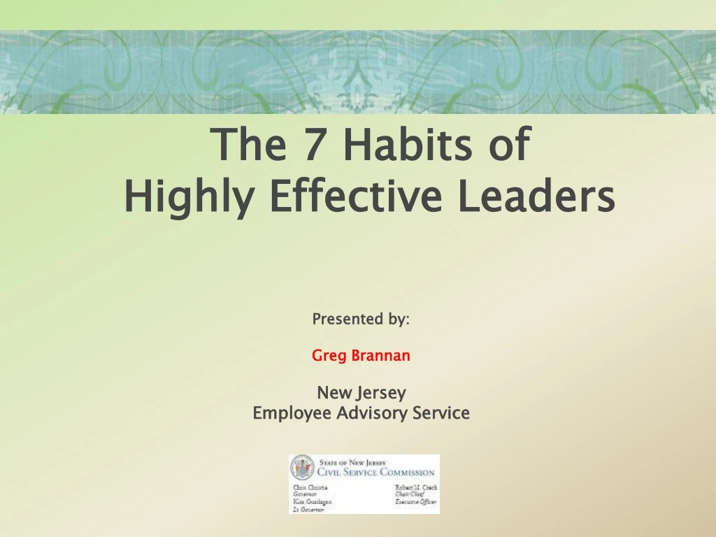 the 7 habits of highly effective leaders