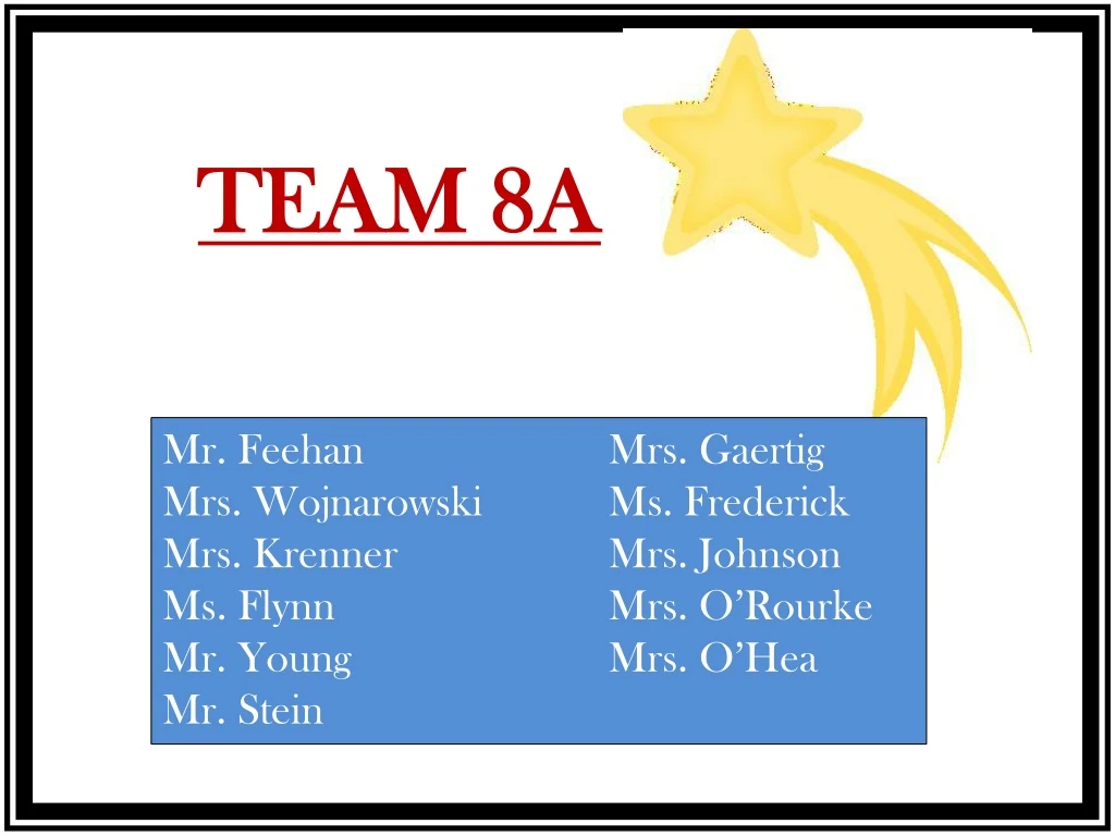 team 8a