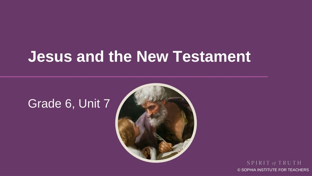 jesus and the new testament