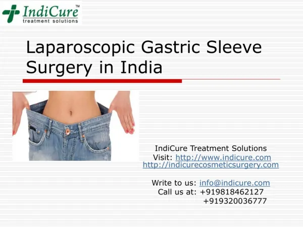 Laparoscopic Gastric Sleeve Surgery in India