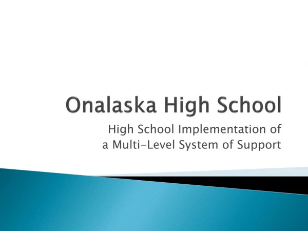 Onalaska High School