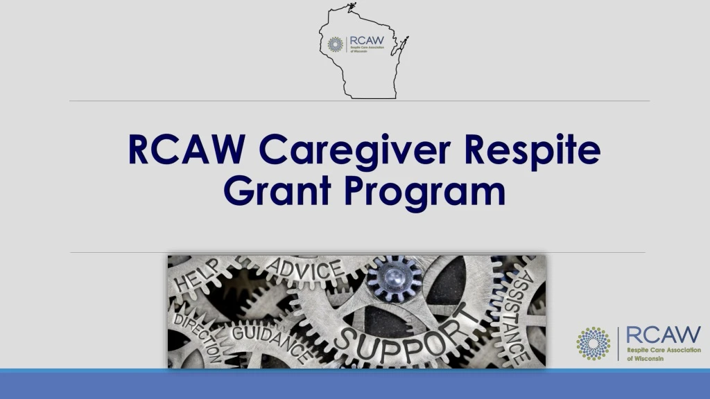 rcaw caregiver respite grant program