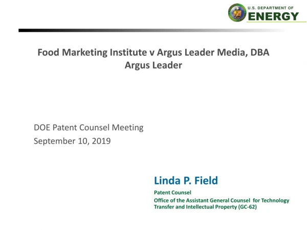 Food Marketing Institute v Argus Leader Media, DBA Argus Leader