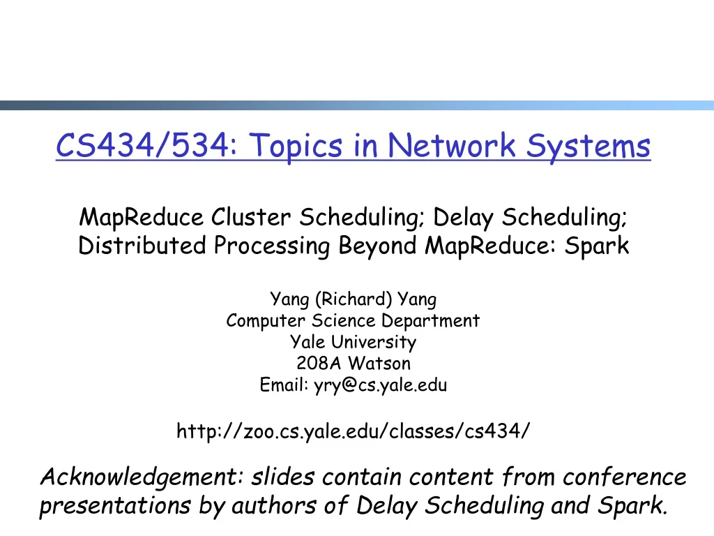 cs43 4 53 4 topics in network systems mapreduce